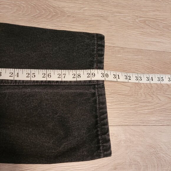 Vintage Levi's Jeans Mens 38x30 Black 505 Regular Fit Y2K Cotton Denim Western - Picture 11 of 12